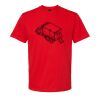 Softstyle™ midweight adult t-shirt Thumbnail